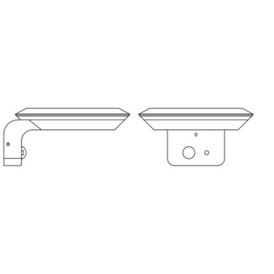 Endura Style solar GLOW Wall Sensor 3.6W 3000K