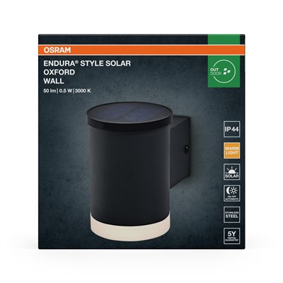 Endura Style Solar Wall Oxford Dark Gray