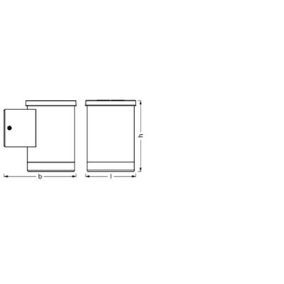 Endura Style Solar Wall Oxford Dark Gray