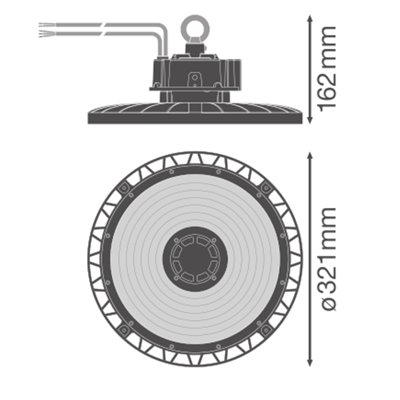 HIGH BAY GEN 5 200W 865 70DEG IP66 PS