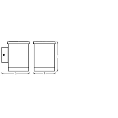 Endura Style Solar Wall Quadro Dark Gray