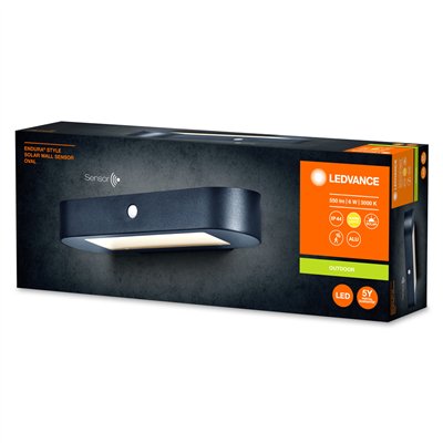 Endura Style solar WALL Sensor Wall Sensor 6W 3000K