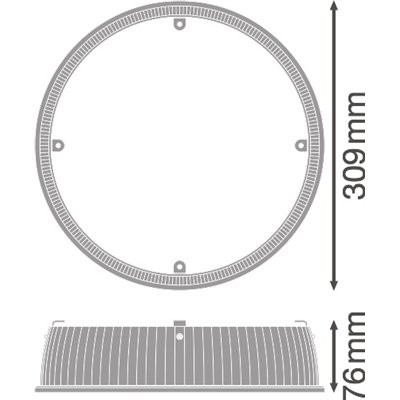 HIGH BAY REFRACTOR GEN 3 93 W