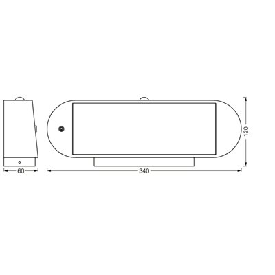 Endura Style solar WALL Sensor Wall Sensor 6W 3000K