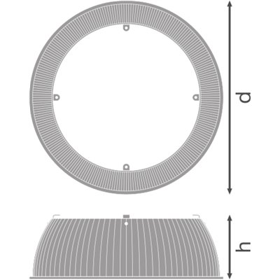 HIGH BAY REFRACTOR GEN 3 155 W - 210 W