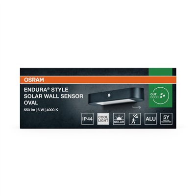 Endura Style solar WALL Sensor Wall Sensor 6W 4000K