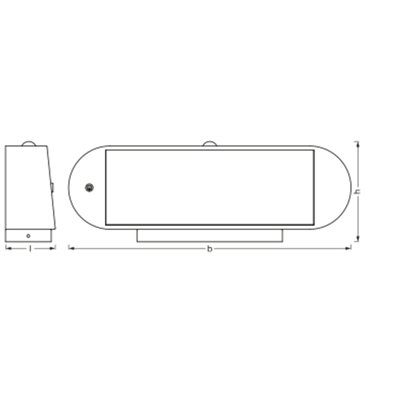 Endura Style solar WALL Sensor Wall Sensor 6W 4000K