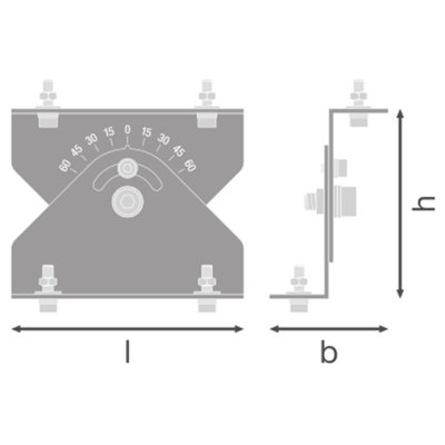 LOW BAY FLEX ANGULATION MOUNT KIT ANGULATION MOUNTING KIT