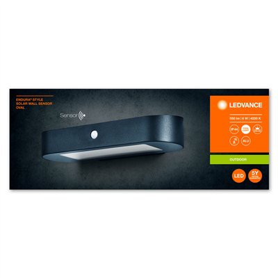 Endura Style solar WALL Sensor Wall Sensor 6W 4000K