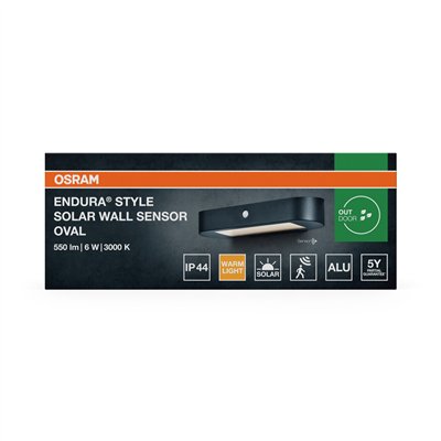 Endura Style solar WALL Sensor Wall Sensor 6W 3000K