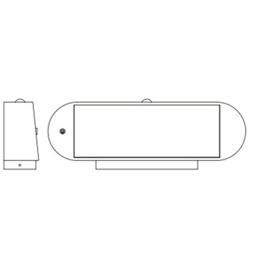 Endura Style solar WALL Sensor Wall Sensor 6W 3000K