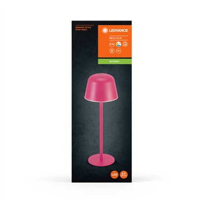 Endura Style Table CCT USB Magenta