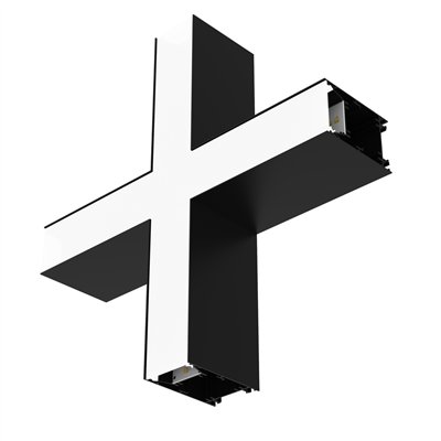 OFFICE LINEAR SHAPE CONNECTORS OPAL BK