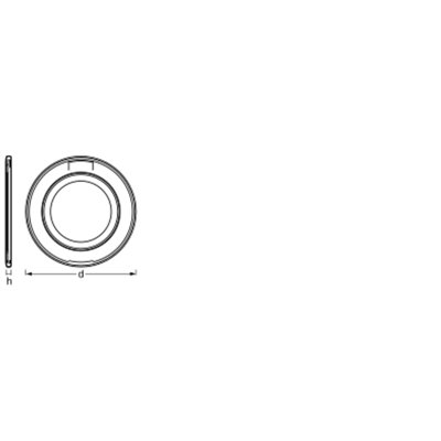 SPOT COMBO RING ADJUST ADJ ROUND BK