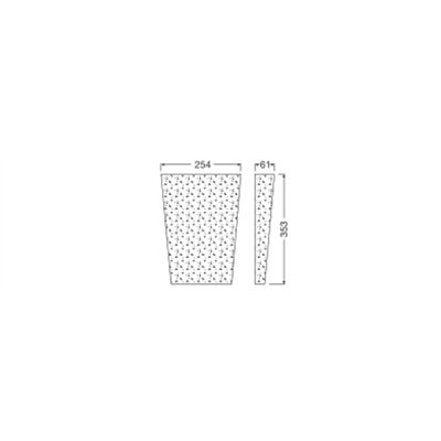 URBAN CLASSIC GLASS FDO P SET GLASS FROSTED