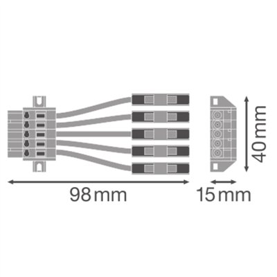 TruSys® FLEX FEED-IN CONNECTOR FEED IN CONNECTOR 5P 