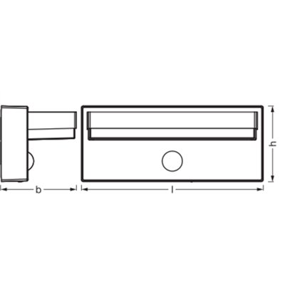 ENDURA STYLE USB ROBUST SENSOR Wall IP54 USB Dark Grey