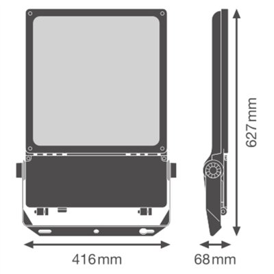 FLOODLIGHT FLEX DALI RADIAL SYMMETRIC 60 250W 830 R60 WAL