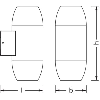ENDURA® CANNON Wall UpDown GU10