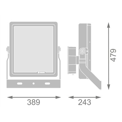 FLOODLIGHT HIGH MAST 500W LUMINAIRE HEAD 500W 730 SYM R30