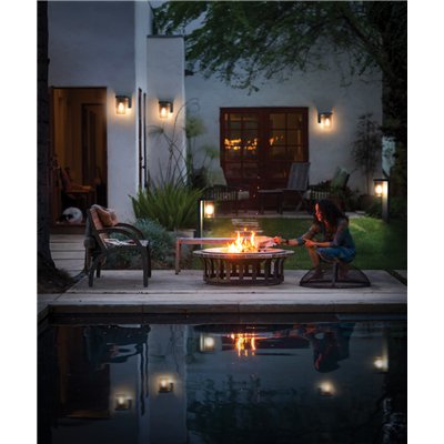 ENDURA® CLASSIC CASCADE 50cm Post E27 Amber