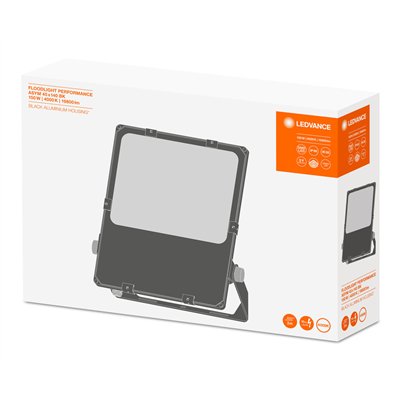 FLOODLIGHT PERFORMANCE ASYM 45x140 150 W 4000 K BK