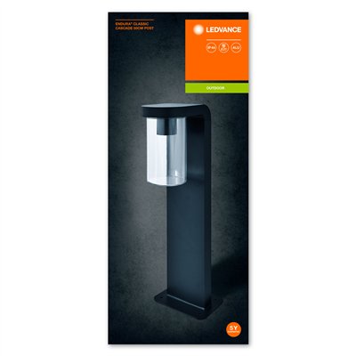 ENDURA® CLASSIC CASCADE 50cm Post E27 Clear
