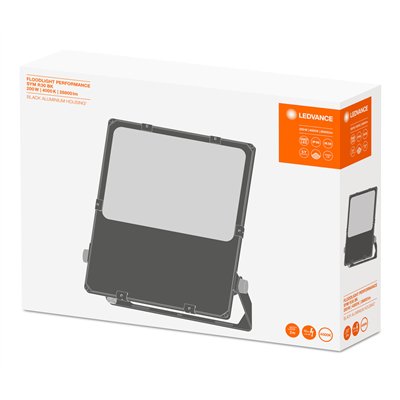 FLOODLIGHT PERFORMANCE SYM R30 200 W 4000 K BK