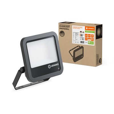 FLOODLIGHT PHOTOCELL 100 69W 840 10KLM PS BK