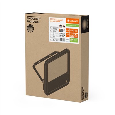 FLOODLIGHT PHOTOCELL 150 100W 840 15KLM PS BK