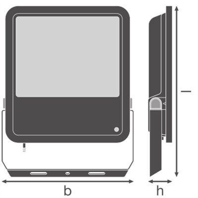 FLOODLIGHT PHOTOCELL 200 133W 840 20KLM PS BK