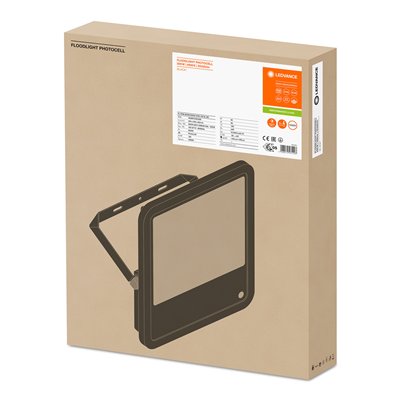 FLOODLIGHT PHOTOCELL 200 W 4000 K SYM 100 SL BK