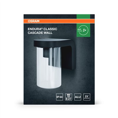 ENDURA® CLASSIC CASCADE Wall E27 Clear