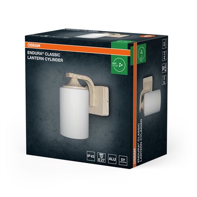 ENDURA® CLASSIC LANTERN CYLINDER Cylinder E27 Wood