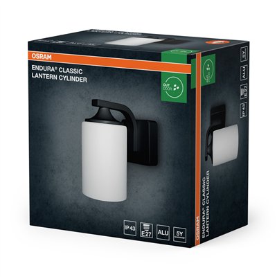 ENDURA® CLASSIC LANTERN CYLINDER Cylinder E27 Black
