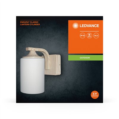 ENDURA® CLASSIC LANTERN CYLINDER Cylinder E27 Wood