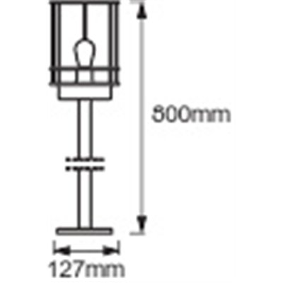 ENDURA® CLASSIC POST 80cm E27