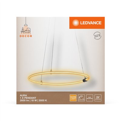 Decor Aura Pendant 18W 830 Click DIM