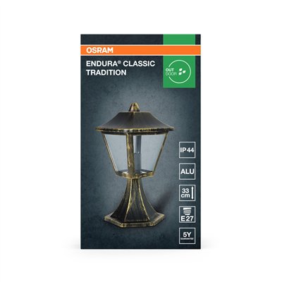 ENDURA® CLASSIC TRADITION ALU 33cm E27 Gold