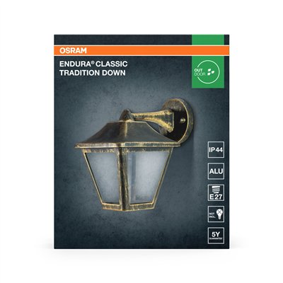 ENDURA® CLASSIC TRADITION ALU Down E27 Gold