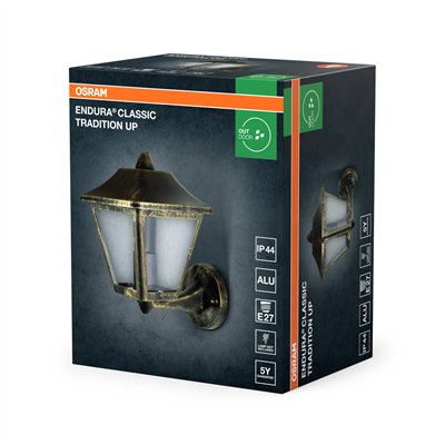 ENDURA® CLASSIC TRADITION ALU Up E27 Gold