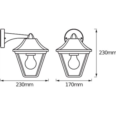 ENDURA® CLASSIC TRADITION ALU Down E27 Gold