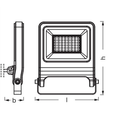 ENDURA® Flood Cool White PCR 