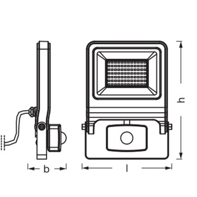 ENDURA® Flood Sensor Cool White PCR 