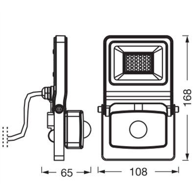 ENDURA® Flood Sensor Cool White PCR 