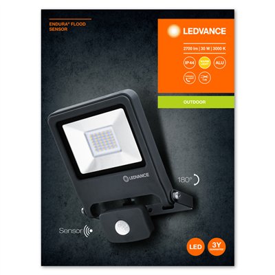 ENDURA® FLOOD Sensor Warm White 30 W 3000 K DG