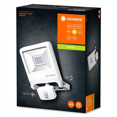 ENDURA® FLOOD Sensor Warm White 30 W 3000 K WT
