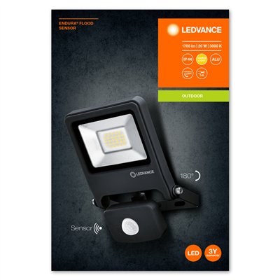 ENDURA® FLOOD Sensor Warm White 20 W 3000 K DG
