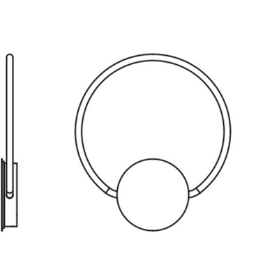 Decor Aura Wall 10W 830 Click Select