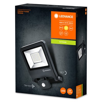 ENDURA® FLOOD Sensor Warm White 50 W 3000 K DG